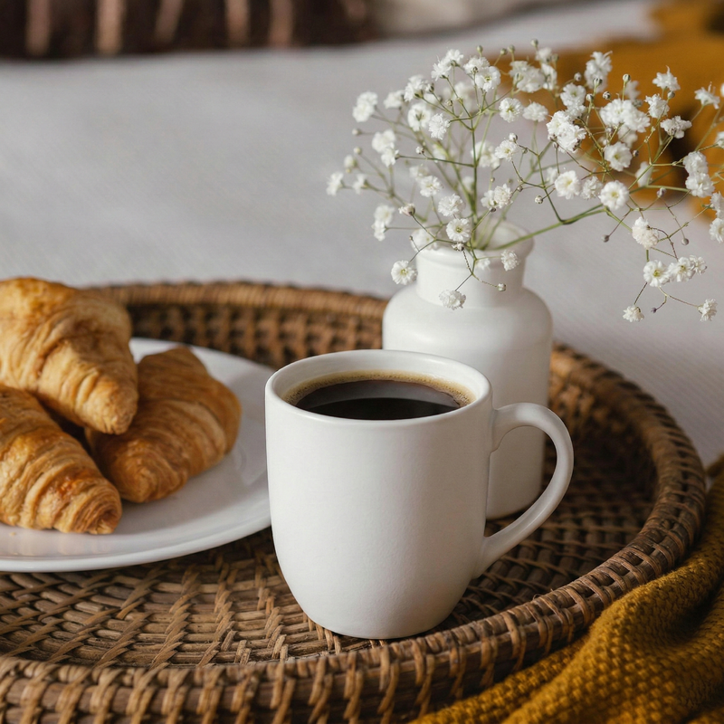 Tasses empilables blanches mélamine vaisselle camping-car